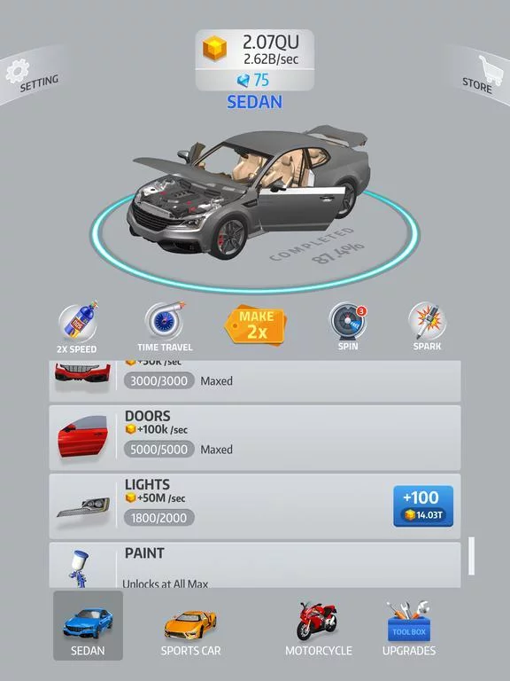 Изображение игры: Idle Car !