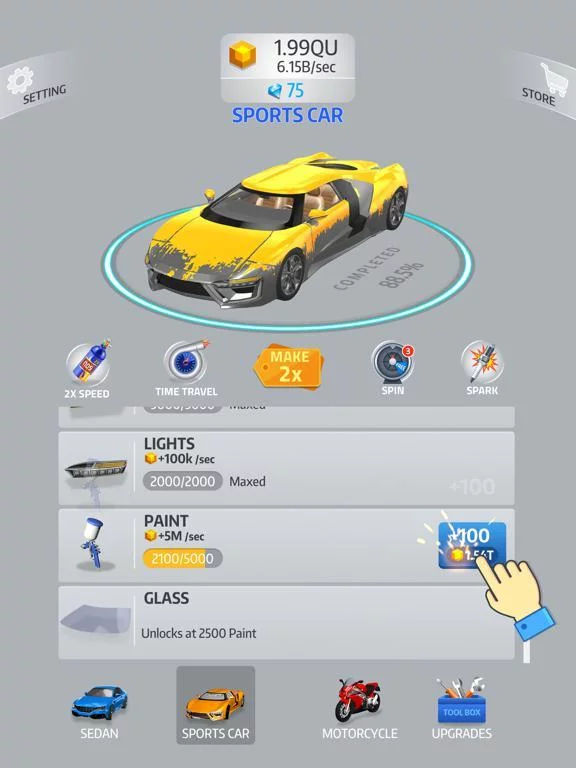 Изображение игры: Idle Car !