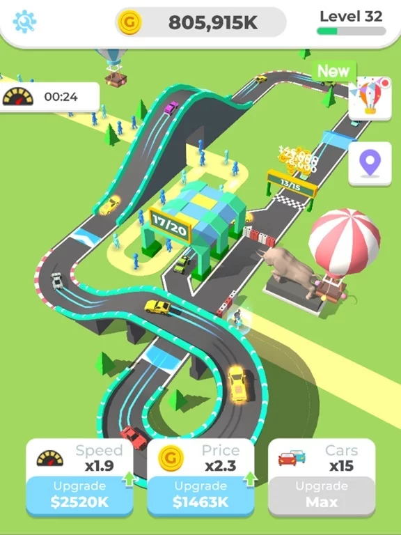 Изображение игры: Idle Racing Tycoon