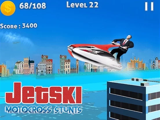 Изображение игры: JetSki MotoCross Diving Stunts