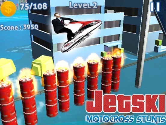 Изображение игры: JetSki MotoCross Diving Stunts