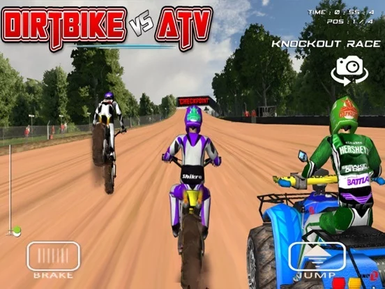 Изображение игры: Dirt Bike vs Atv Racing Games