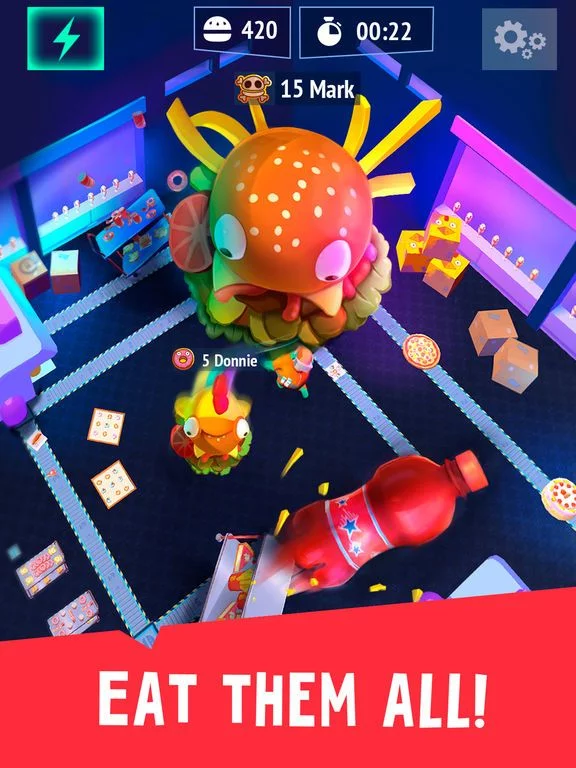 Изображение игры: Burger.io: Eating io Game