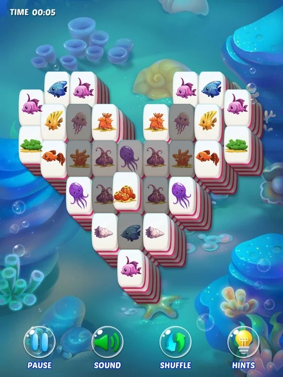Изображение игры: Mahjong Fish!