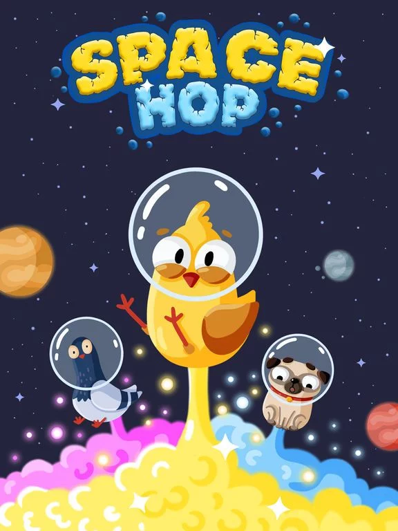 Изображение игры: Space Hop: helix jump space
