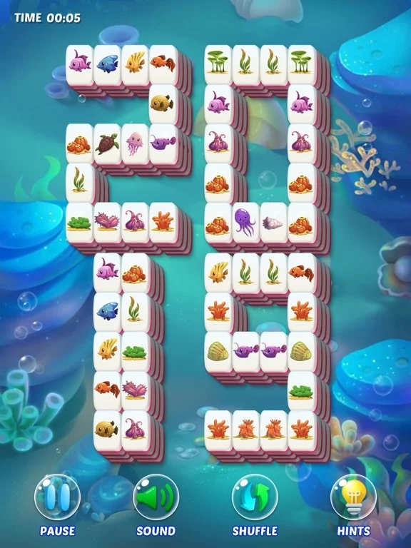 Изображение игры: Mahjong Fish!