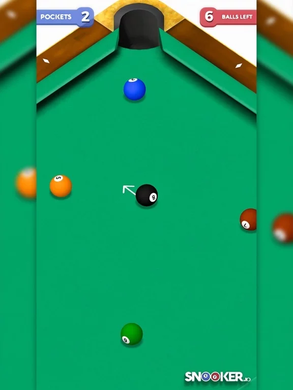 Изображение игры: Snooker.io