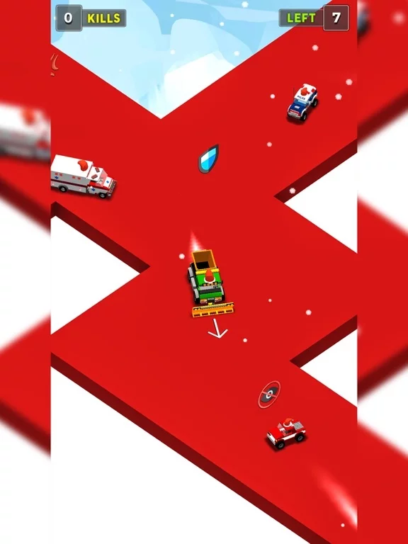Изображение игры: Battle Cars Bumper.io
