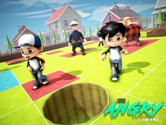 Изображение игры: Hello Angry Neighbor-A Maze!!