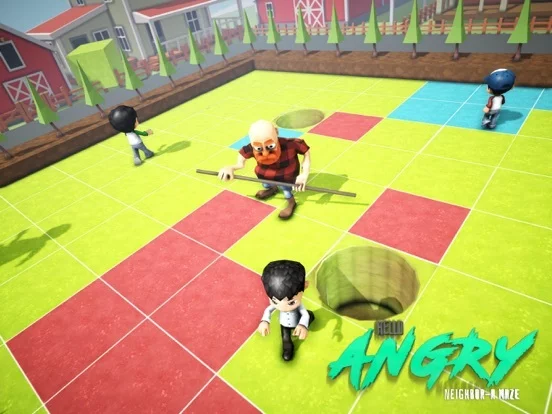 Изображение игры: Hello Angry Neighbor-A Maze!!