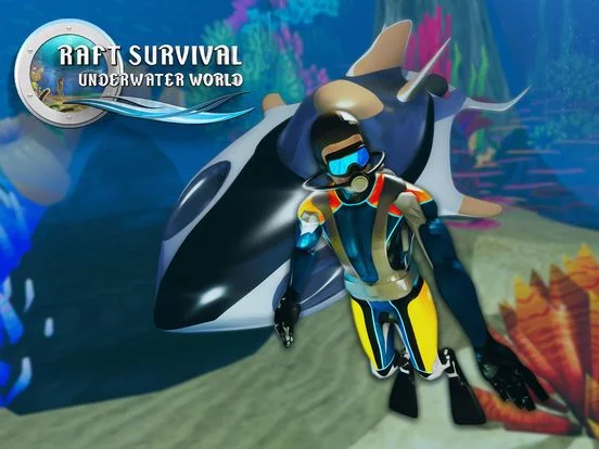 Изображение игры: Raft Survival Underwater World