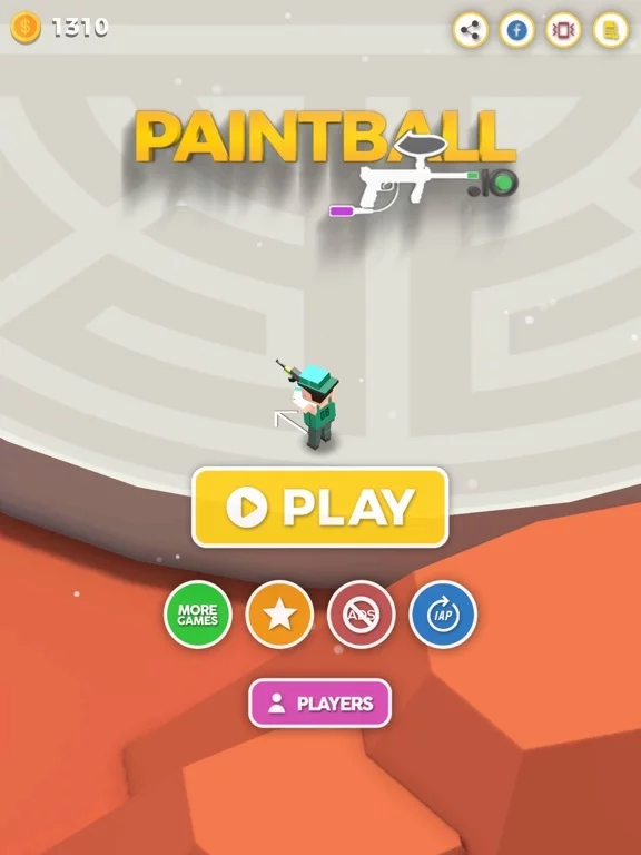 Изображение игры: Paintball.io Mayhem