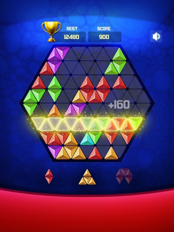 Изображение игры: Hexa: Block Triangle Puzzle
