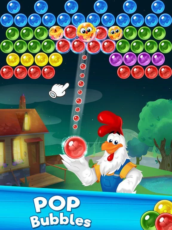 Изображение игры: Farm Bubbles Bubble Shooter