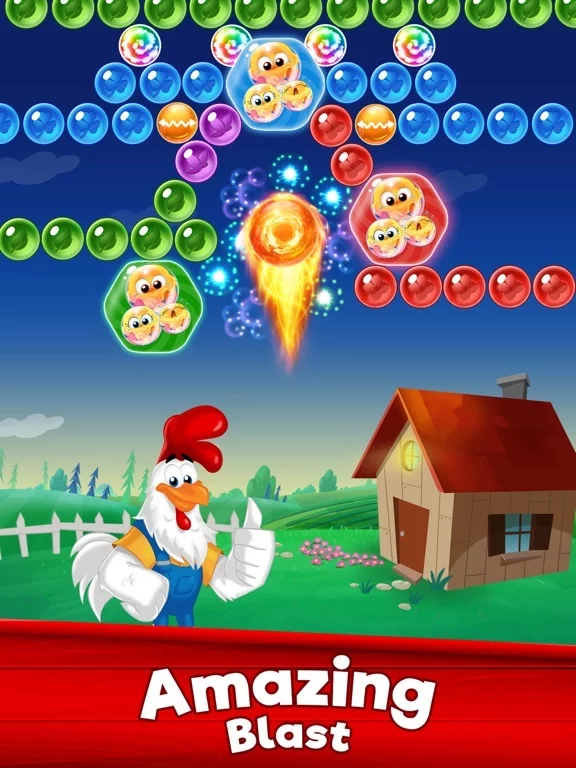 Изображение игры: Farm Bubbles Bubble Shooter