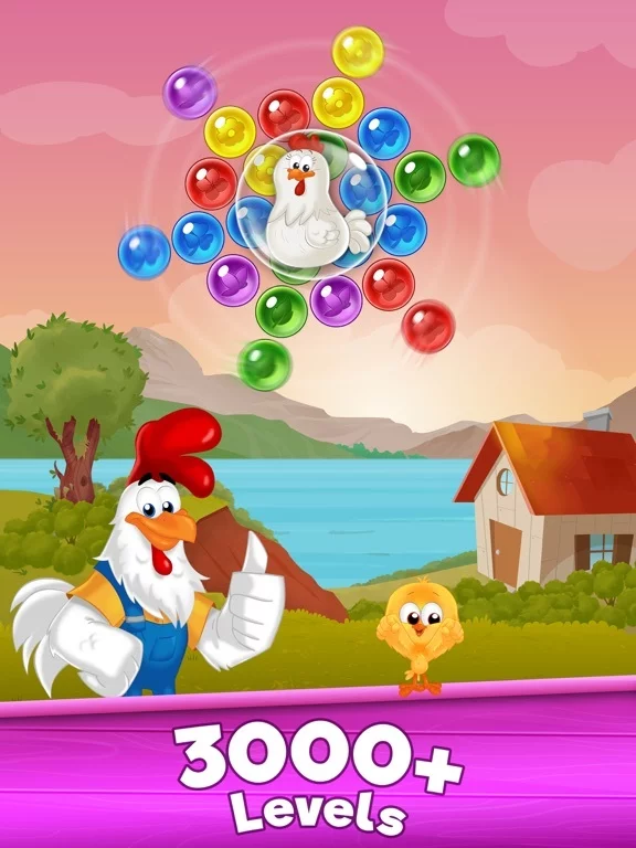 Изображение игры: Farm Bubbles Bubble Shooter