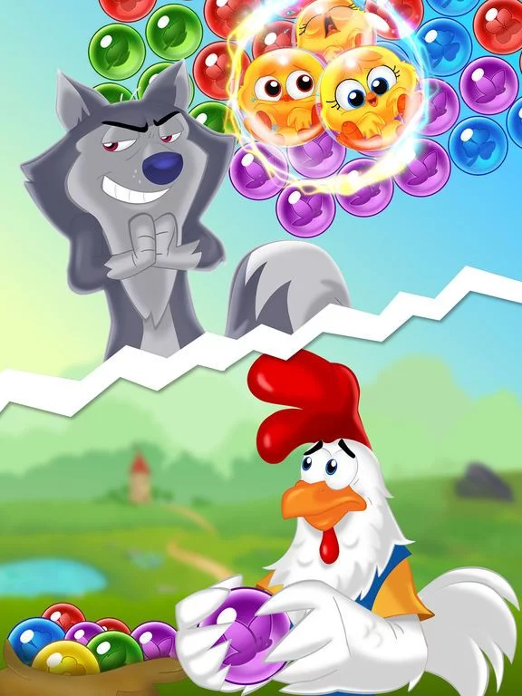Изображение игры: Farm Bubbles Bubble Shooter