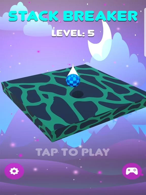 Изображение игры: Twist Stack: Music Ball Hit