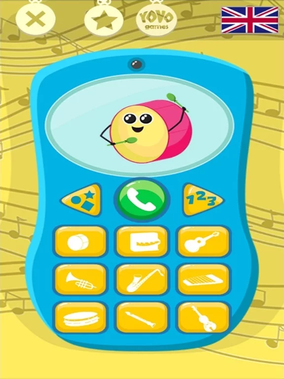 Изображение игры: Phone for kids.