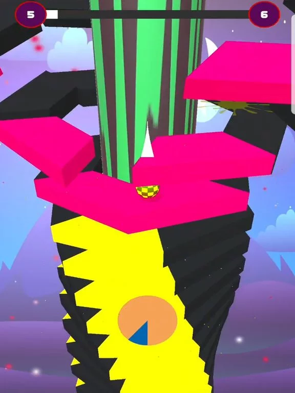 Изображение игры: Twist Stack: Music Ball Hit