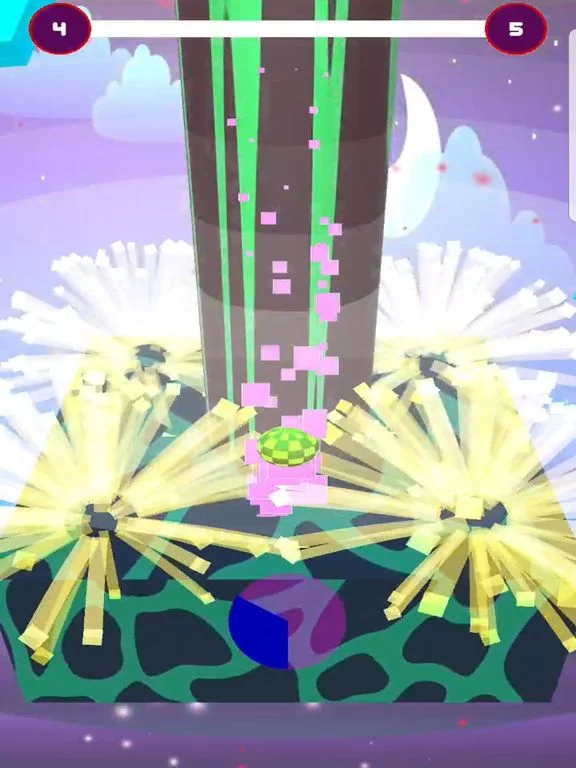 Изображение игры: Twist Stack: Music Ball Hit