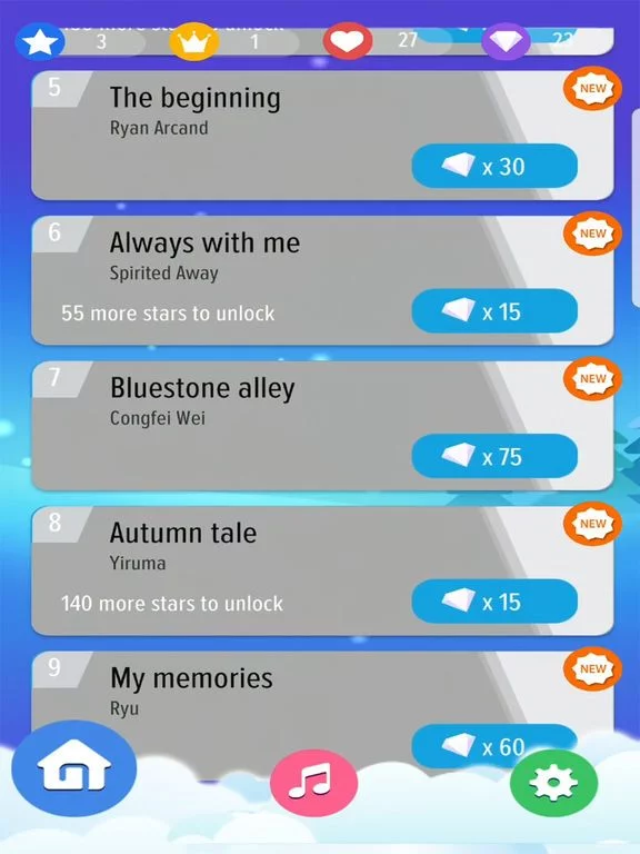 Изображение игры: Tap Tiles: Magic Piano Music