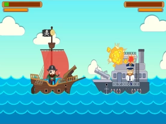 Изображение игры: Naval battle.