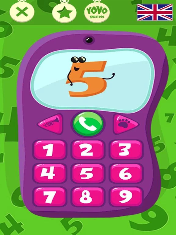 Изображение игры: Phone for kids.