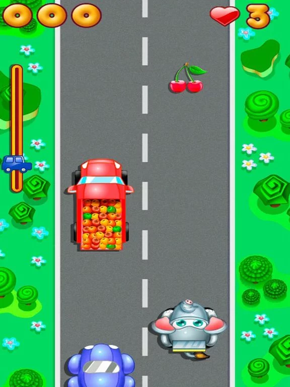 Изображение игры: Racing for kids