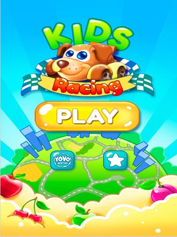 Изображение игры: Racing for kids