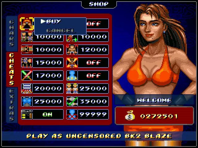 Изображение игры: Streets of Rage Remake