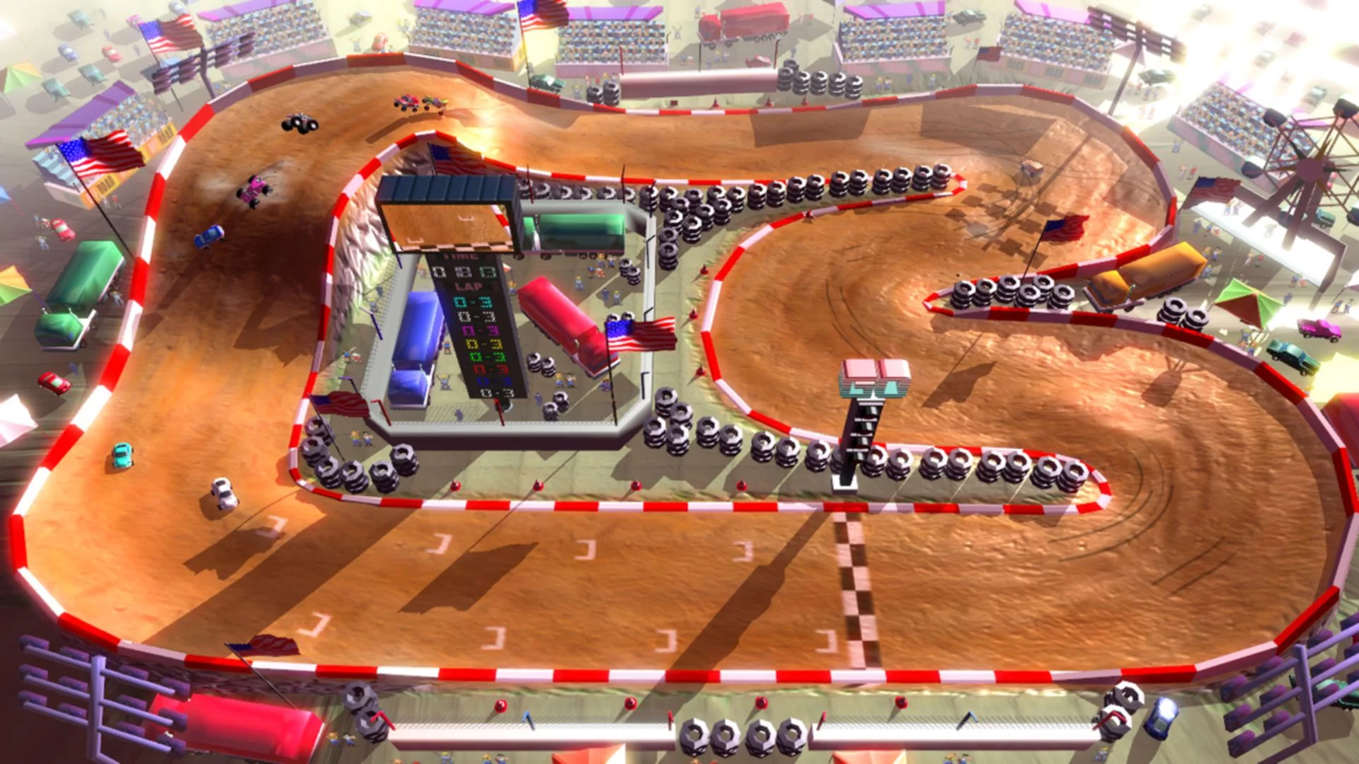 Изображение игры: Rock'N Racing Off Road DX