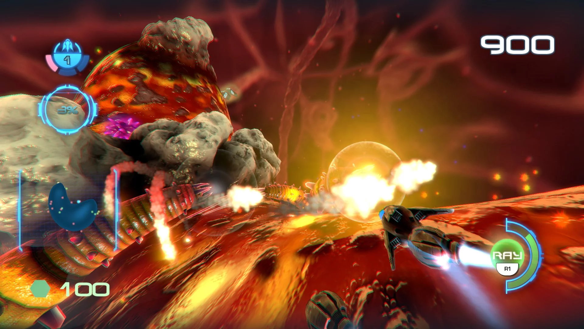 Изображение игры: Nano Assault NEO-X