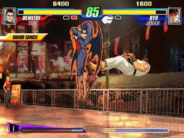 Изображение игры: Capcom Fighting Evolution