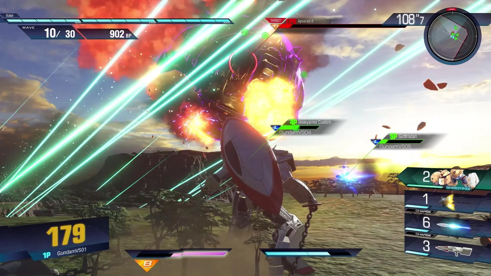 Изображение игры: GUNDAM VERSUS - Open Beta