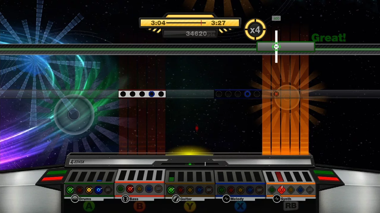 Изображение игры: JAM Live Music Arcade