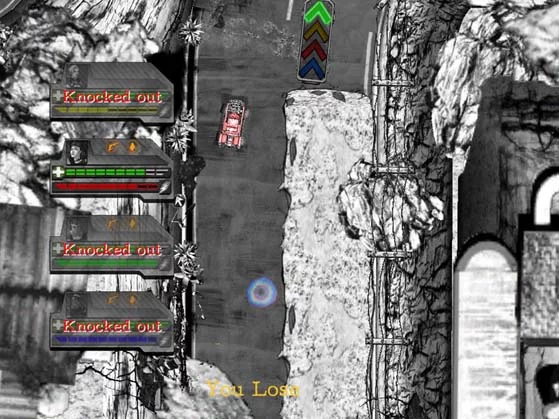 Изображение игры: Monochrome Racing