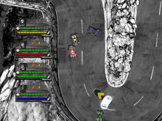 Изображение игры: Monochrome Racing
