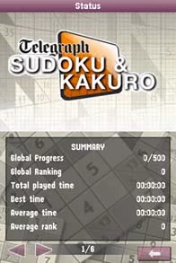 Изображение игры: TELEGRAPH SUDOKU & KAKURO