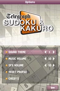 Изображение игры: TELEGRAPH SUDOKU & KAKURO
