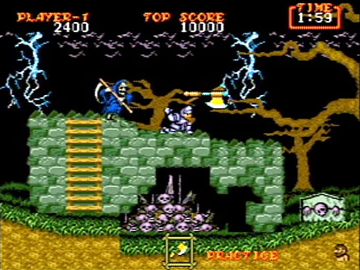 Изображение игры: Ghouls'n Ghosts