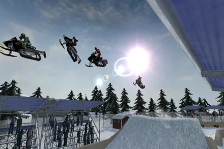Изображение игры: Ski-Doo Snowmobile Challenge