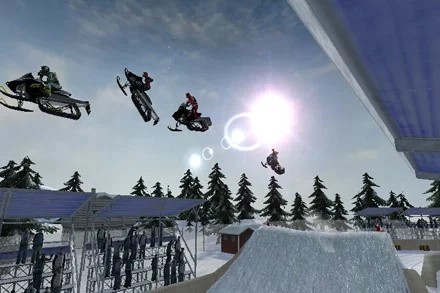 Изображение игры: Ski-Doo Snowmobile Challenge
