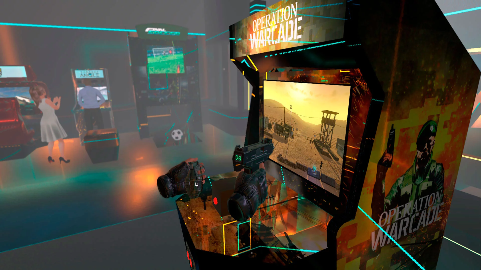 Изображение игры: Operation Warcade