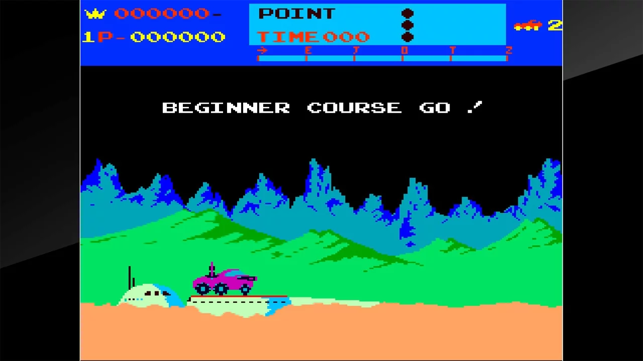 Изображение игры: Arcade Archives MOON PATROL
