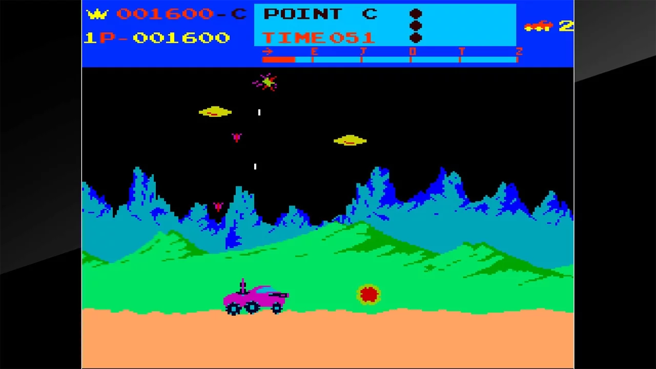 Изображение игры: Arcade Archives MOON PATROL
