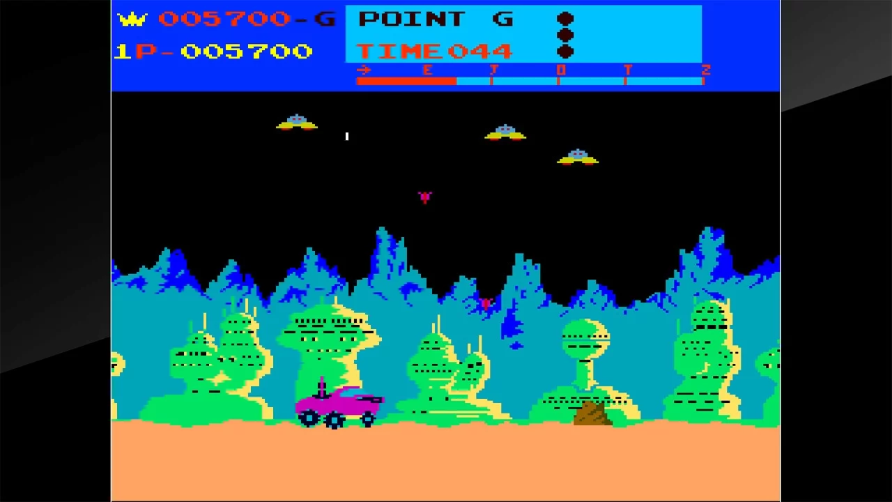 Изображение игры: Arcade Archives MOON PATROL