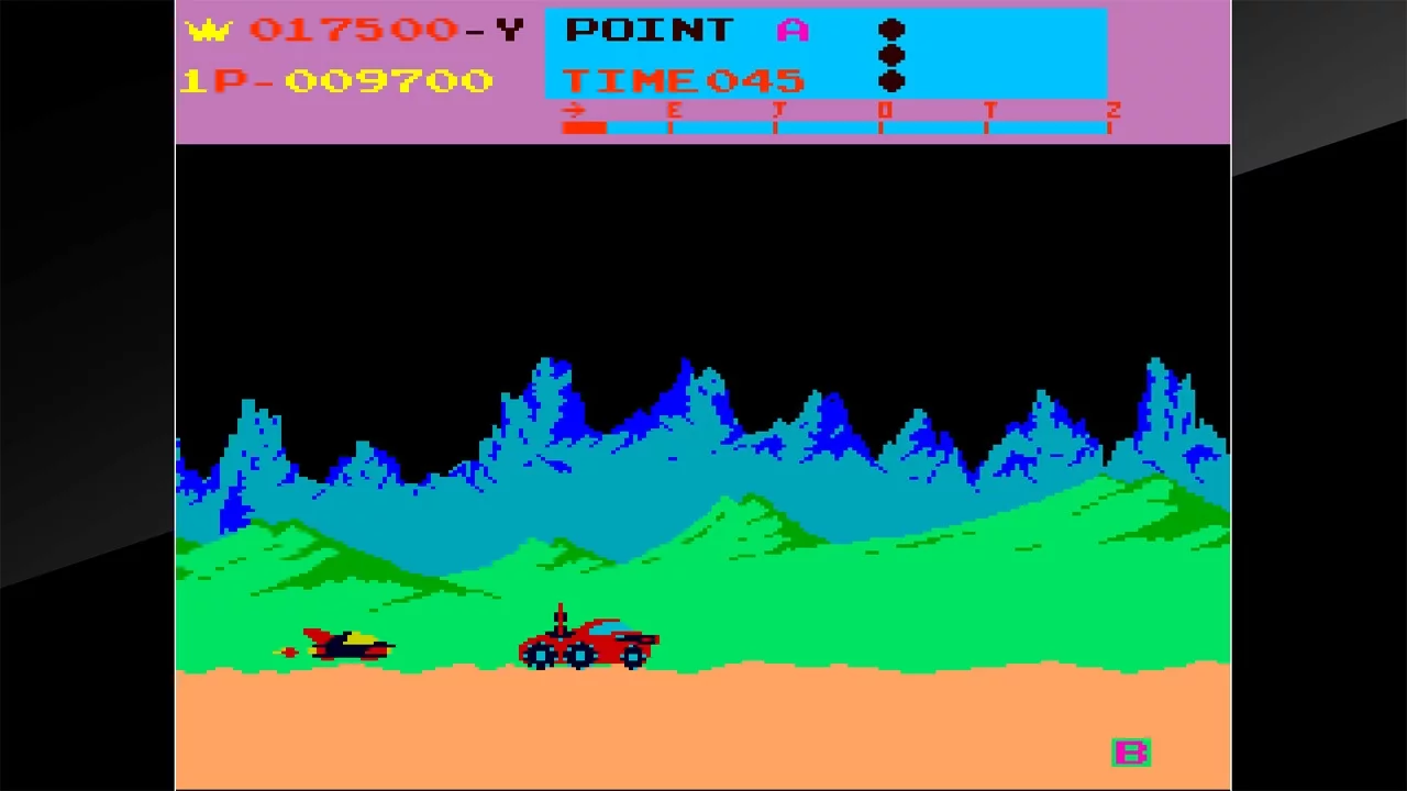 Изображение игры: Arcade Archives MOON PATROL