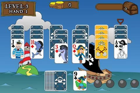 Изображение игры: Pirate Solitaire