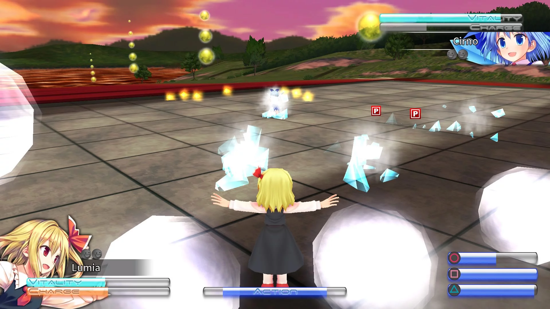 Изображение игры: Touhou Kobuto V: Burst Battle